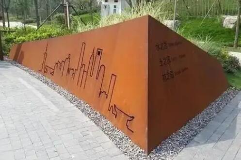 晋安耐候钢挡土墙